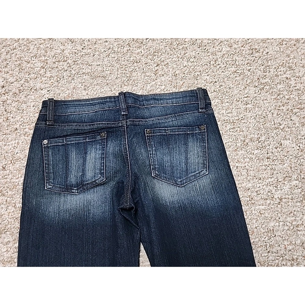 Miley‎ Cyrus X Max Azria NWT Jeans Jr's Size 11 Rolled Leg 32x30 - Picture 10 of 15